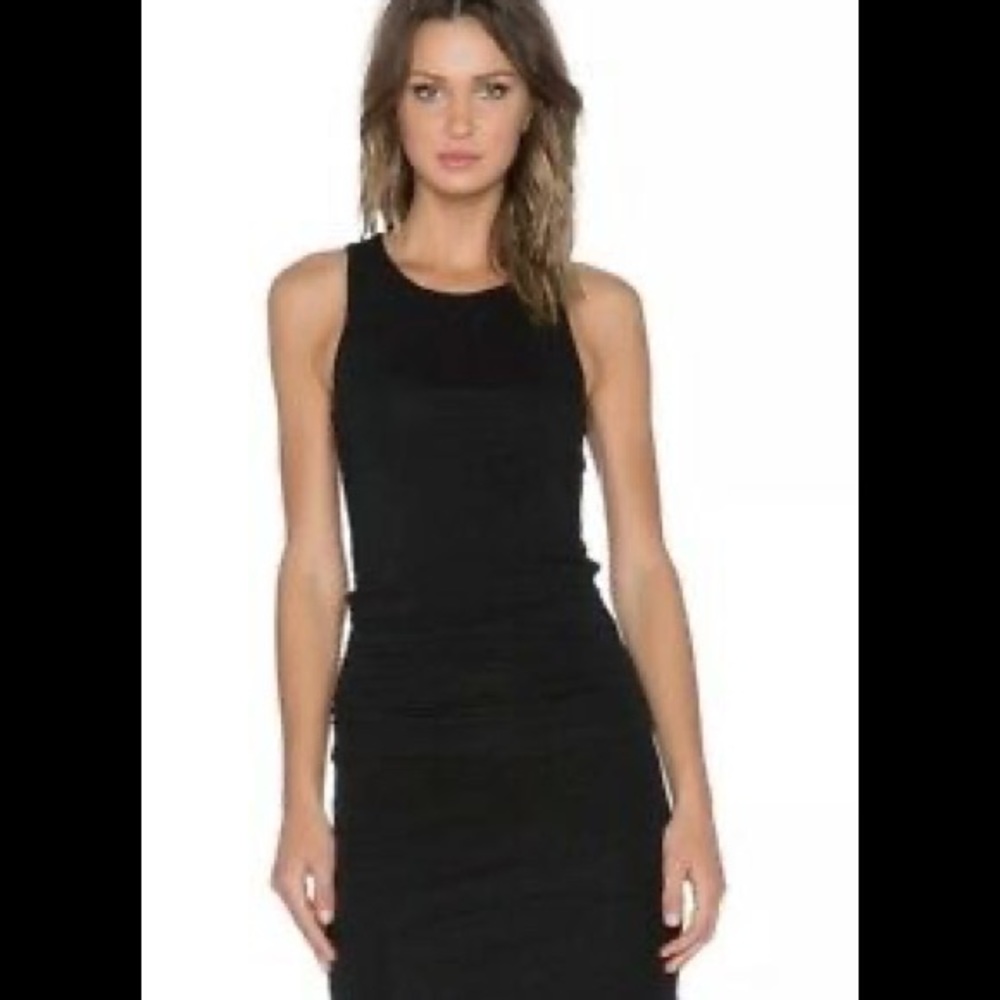 James Perse Skinny Tank Dress Size 0, Dark Navy